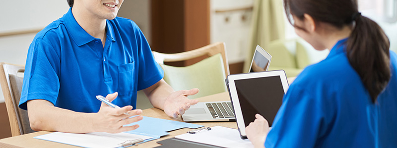 チームワークを大切にした職場